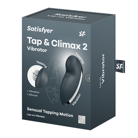 Satisfyer Tap and Climax 2 Clitoral Massager - Clit Ticklers and Pulsators