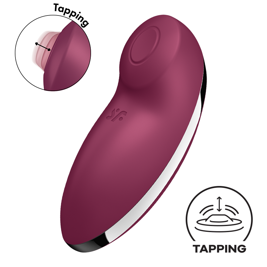 Satisfyer Tap and Climax 2 Clitoral Massager Clit Ticklers and Pulsators