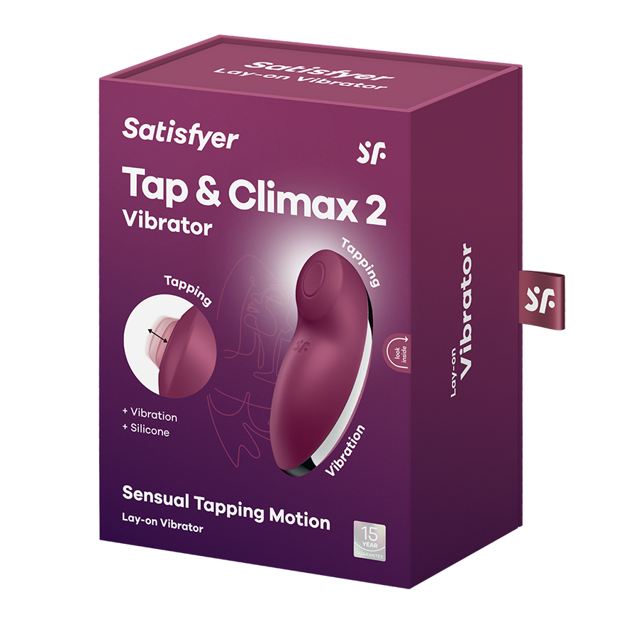 Satisfyer Tap and Climax 2 Clitoral Massager Clit Ticklers and Pulsators