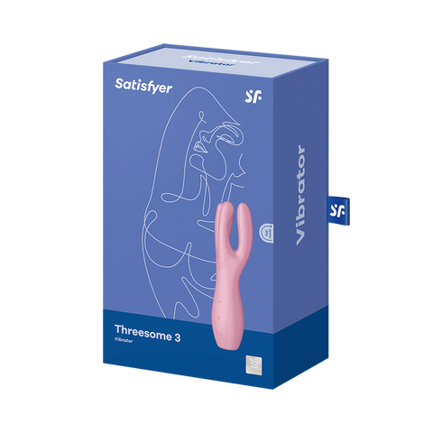 Satisfyer Threesome 3 Layon 3 Motors Clitoral Vibrator - Clit Ticklers and Pulsators