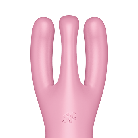 Satisfyer Threesome 4 App Controlled Vibrating Clitoral Massager - Clit Ticklers and Pulsators