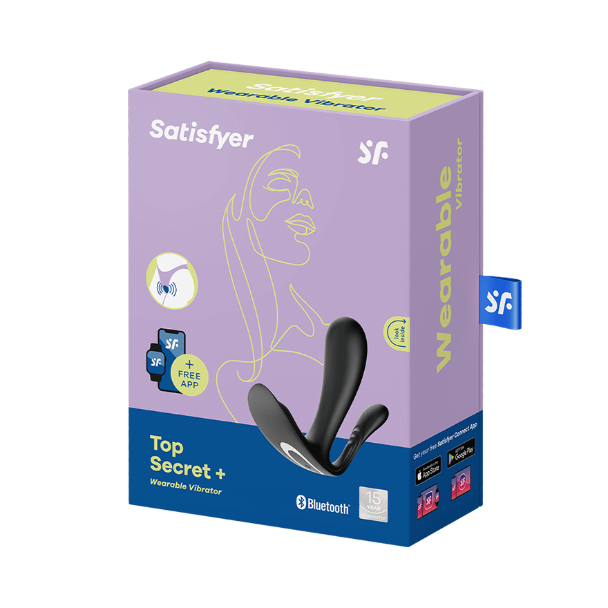 Satisfyer Top Secret + App Connect Sensual G Spot Vibrator Love Eggs and Kegel Exercisers