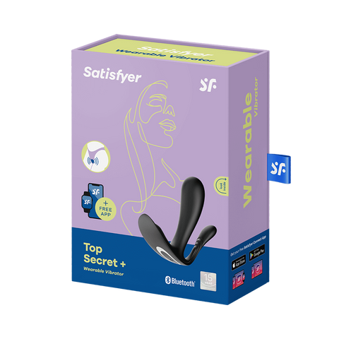 Satisfyer Top Secret + App Connect Sensual G Spot Vibrator - Love Eggs and Kegel Exercisers
