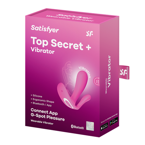 Satisfyer Top Secret + App Connect Sensual G Spot Vibrator - Love Eggs and Kegel Exercisers
