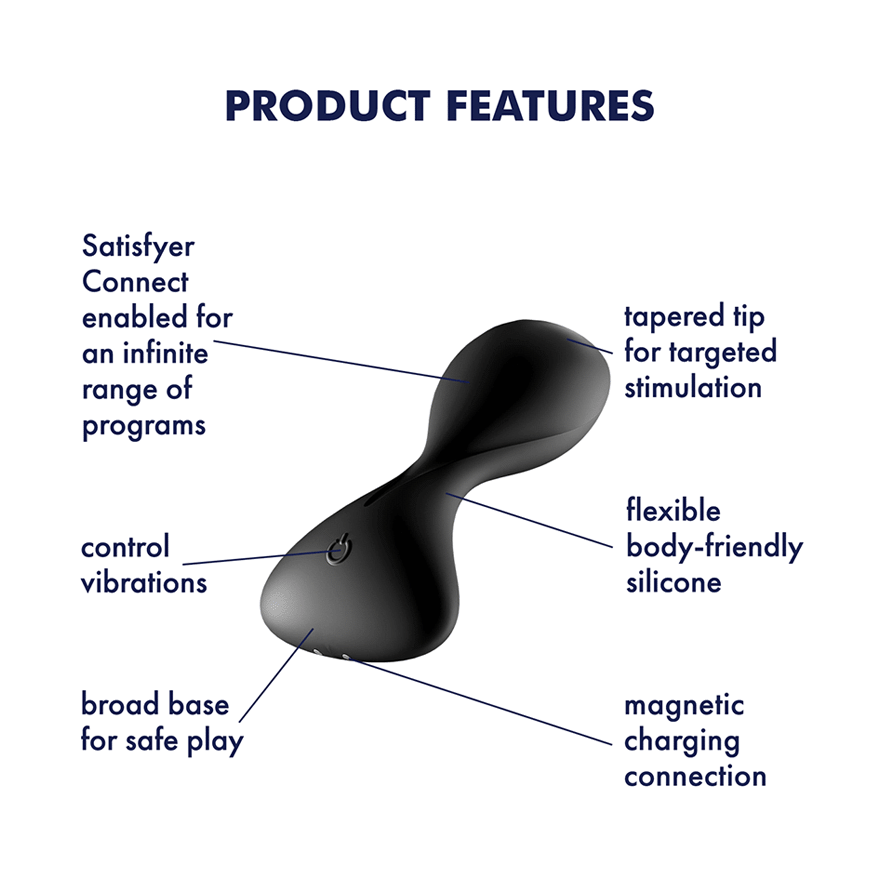 Satisfyer Trendsetter App Connected Vibrating Butt Plug Rabbit Vibrators