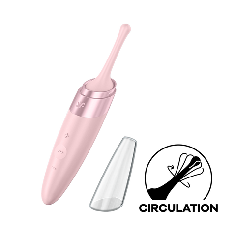 Satisfyer Twirling Delight 40 Functions Clitoral Massager - Remote Control Vibrators
