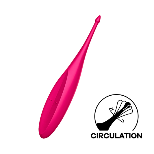 Satisfyer Twirling Fun 12 Functions Silicone Clitoral Vibrator - Glass Sex Toys