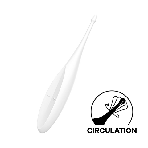 Satisfyer Twirling Fun 12 Functions Silicone Clitoral Vibrator - Glass Sex Toys