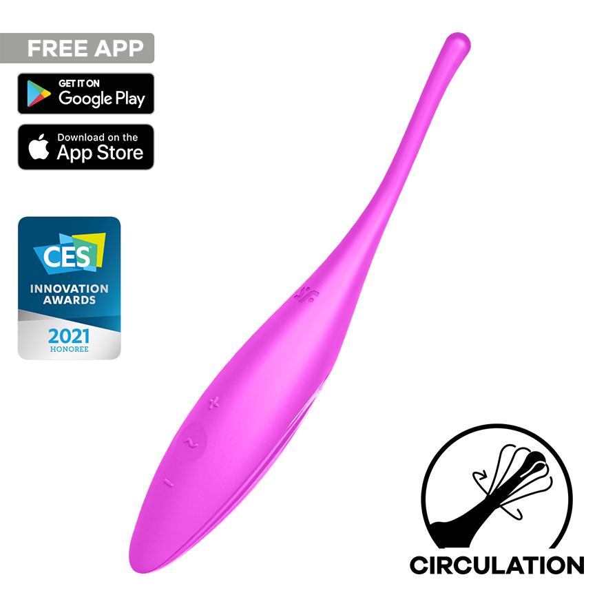Satisfyer Twirling Joy App Controlled Circulating Vibrator Bullet Vibrators