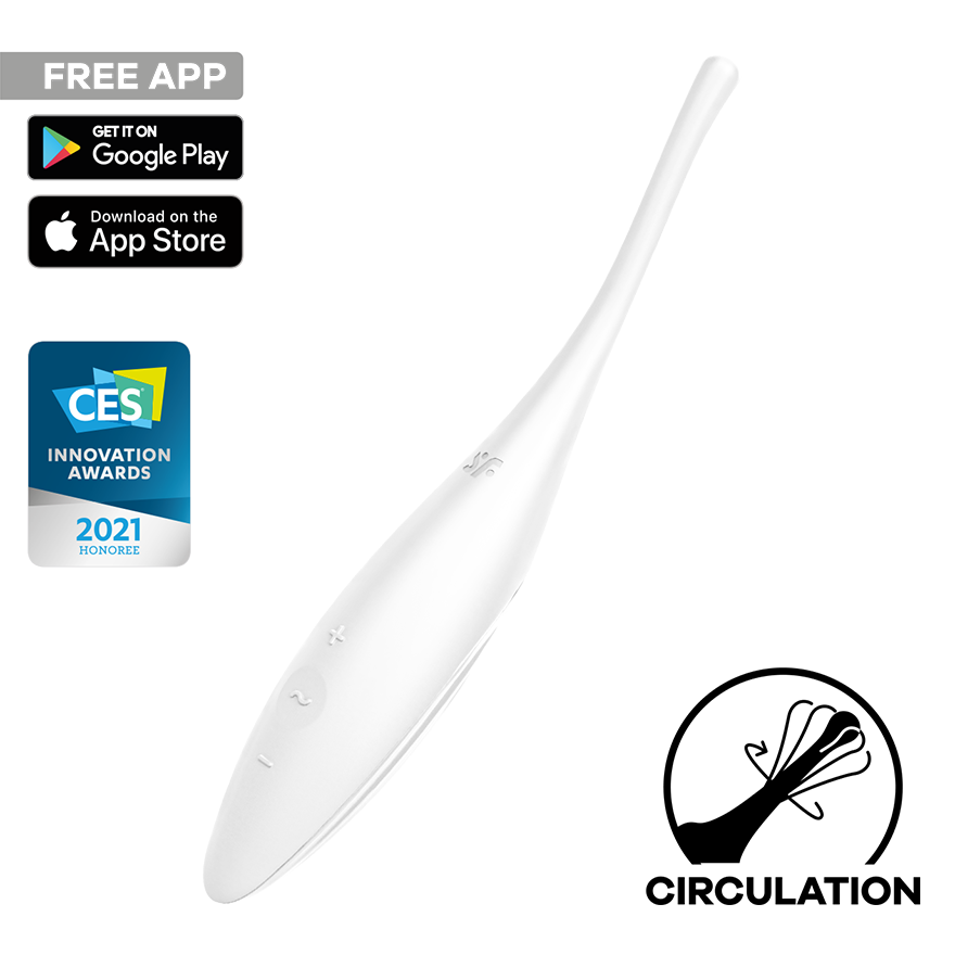 Satisfyer Twirling Joy App Controlled Circulating Vibrator Bullet Vibrators