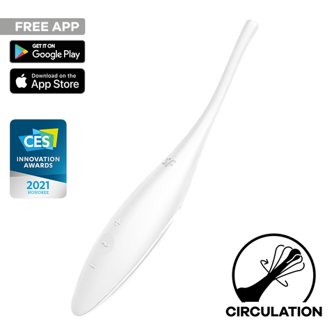 Satisfyer Twirling Joy App Controlled Circulating Vibrator - Bullet Vibrators
