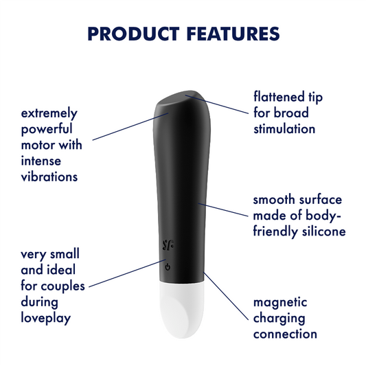 Satisfyer Ultra Power Bullet 2 Intense Clitoral Stimulator - Bullet Vibrators