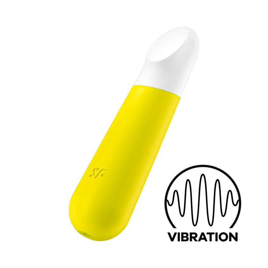 Satisfyer Ultra Power 12 Functions Bullet Vibrator 4 Yellow Bullet Vibrators