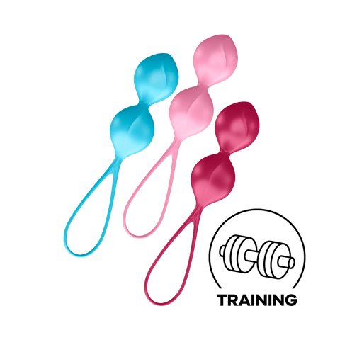 Satisfyer V Balls Orgasm Traning Set - Love Eggs and Kegel Exercisers