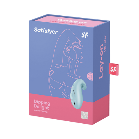 Satisfyer Dipping Delight 12 Functions Layon Clitoral Massager - Clit Ticklers and Pulsators