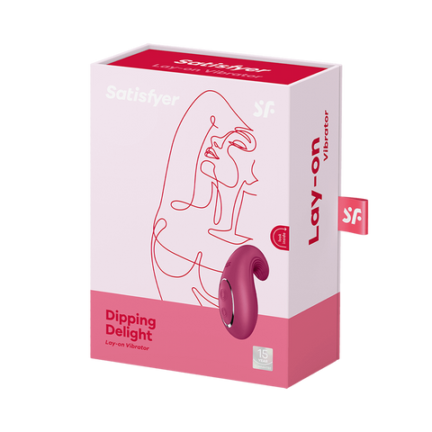 Satisfyer Dipping Delight 12 Functions Layon Clitoral Massager - Clit Ticklers and Pulsators