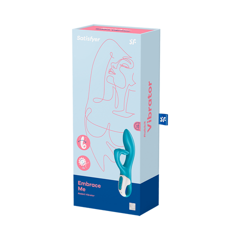 Satisfyer Embrace Me Flexible and Rechargeable Rabbit Vibrator - Bullet Vibrators