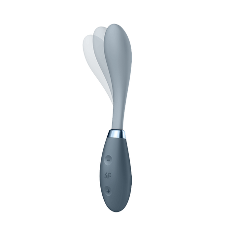 Satisfyer Flex 3 Bendable Silicone G Spot Vibrator - Clit Ticklers and Pulsators
