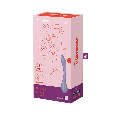 Satisfyer Flex 5 Multi Functions App Contolled G Spot Vibrator - Finger and Tongue Vibrators