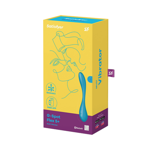 Satisfyer Flex 5 Multi Functions App Contolled G Spot Vibrator - Finger and Tongue Vibrators
