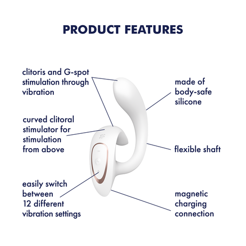 Satisfyer G For Goddess 1 Multi Functions G Spot Vibrator - Remote Control Vibrators