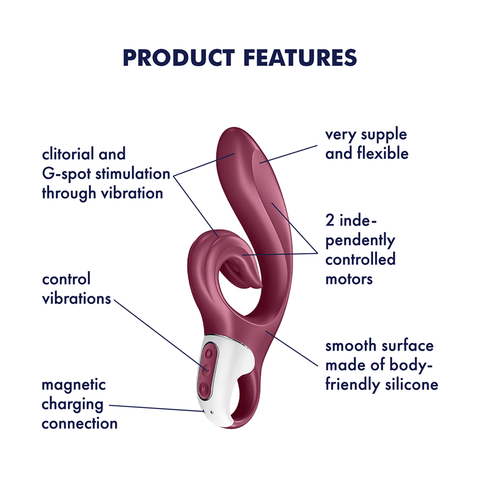 Satisfyer Love Me 24 Functions Silicone Rabbit Vibrator - Rabbit Vibrators