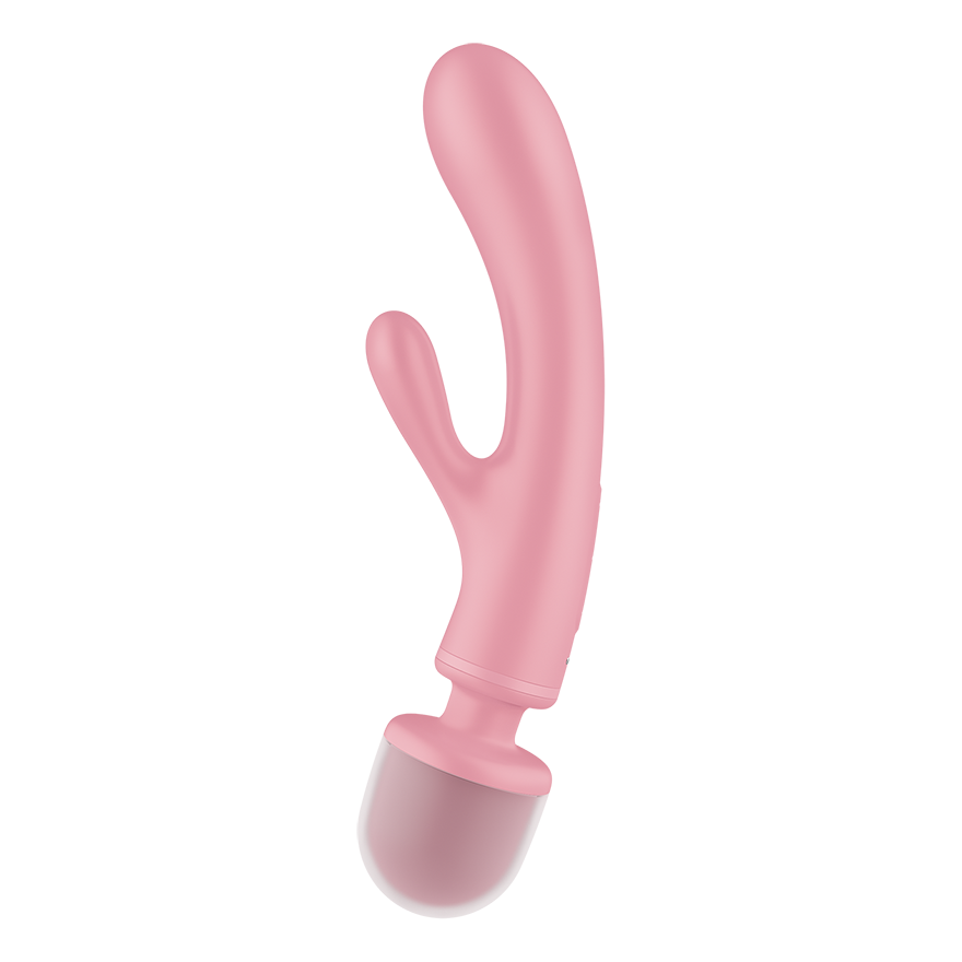 Satisfyer Triple Lover Rabbit Style Clitoral and G Spot Stimulator Glass Sex Toys
