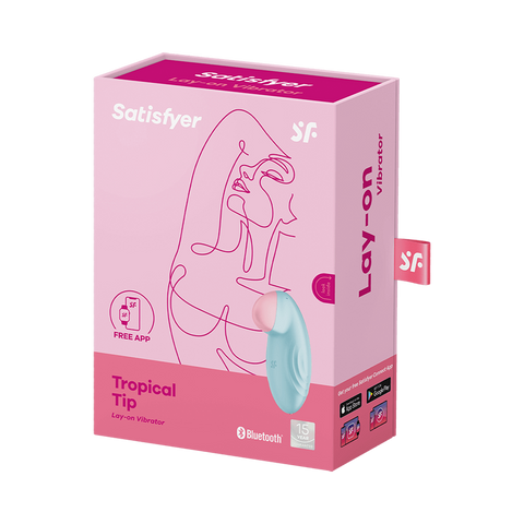Satisfyer Tropical Tip Layon Multi Functions Clitoral Vibrator - G-Spot Vibrators