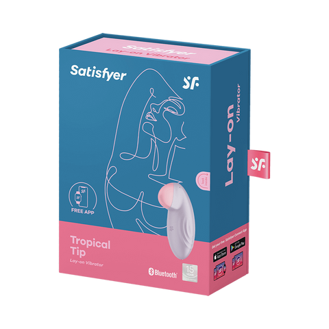Satisfyer Tropical Tip Layon Multi Functions Clitoral Vibrator - G-Spot Vibrators