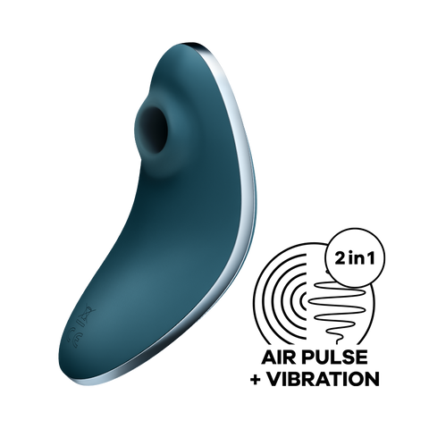 Satisfyer Vulva Lover 1 Air Pulse Multi Functions Clitoral Massager - Clit Ticklers and Pulsators