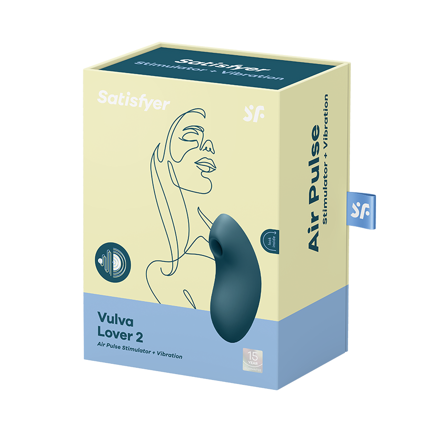 Satisfyer Vulva Lover 2 Clitoral Vibrator Wit Air Pulse Waves G-Spot Vibrators