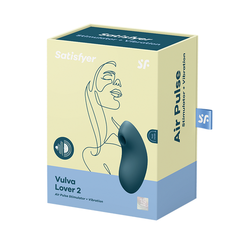 Satisfyer Vulva Lover 2 Clitoral Vibrator Wit Air Pulse Waves - G-Spot Vibrators