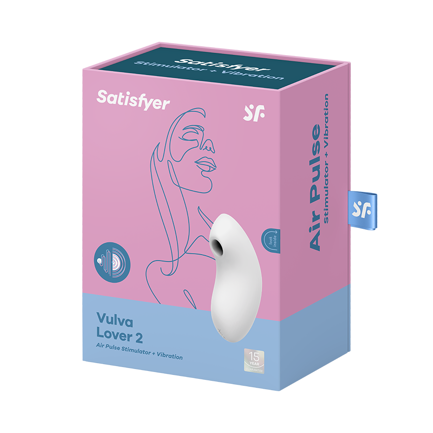 Satisfyer Vulva Lover 2 Clitoral Vibrator Wit Air Pulse Waves G-Spot Vibrators