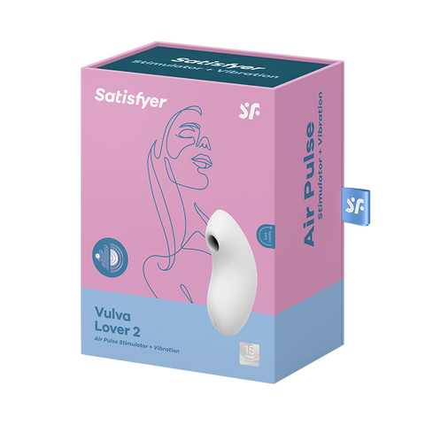 Satisfyer Vulva Lover 2 Clitoral Vibrator Wit Air Pulse Waves - G-Spot Vibrators