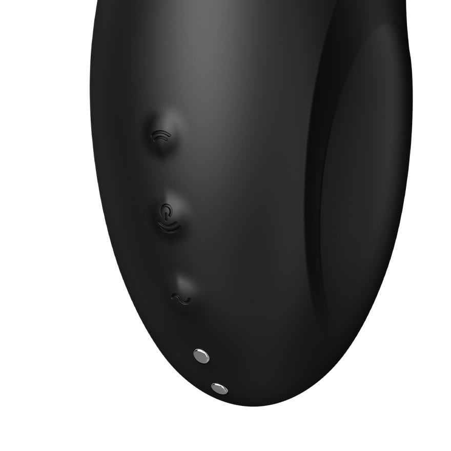 Satisfyer Vulva Lover 3 Black Air Pulse Clitoral Vibrator Clit Ticklers and Pulsators