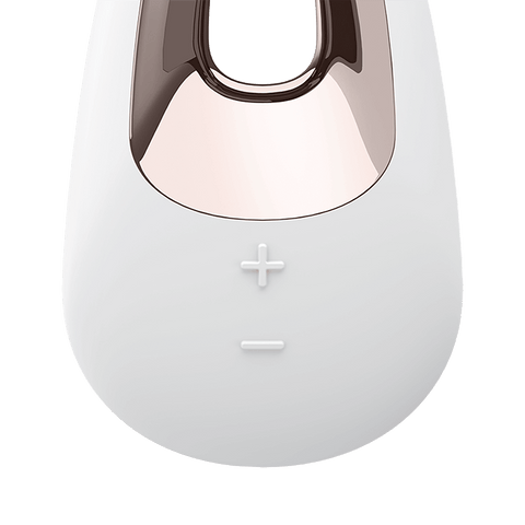 Satisfyer White Temptation 15 Functions Layon Clitoral Vibrator - Clit Ticklers and Pulsators