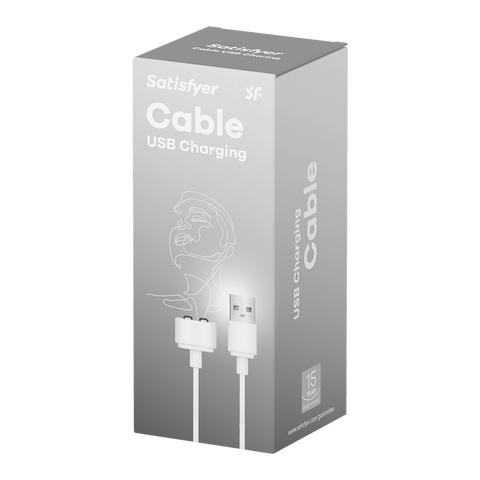 Satisfyer Magnetic USB Charging Cable White - Vibrator Accessories