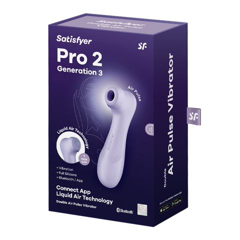 Satisfyer Pro 2 Generation 3 Clitoral Massager with App Control - Clit Ticklers and Pulsators