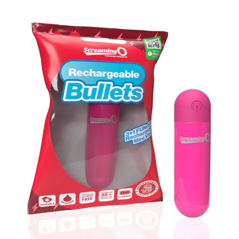 Screaming O Rechargeable Intimate Massager - Waterproof and Long-Lasting - Cock Rings