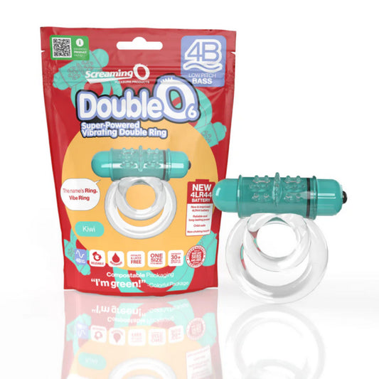 Screaming O 4B DoubleO 6 Vibrating Cock Ring - Cock Rings