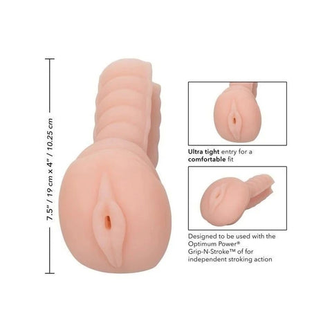 Optimum Power Grip-N-Stroke Masturbator Replacement Sleeve - Masturbators and Strokers
