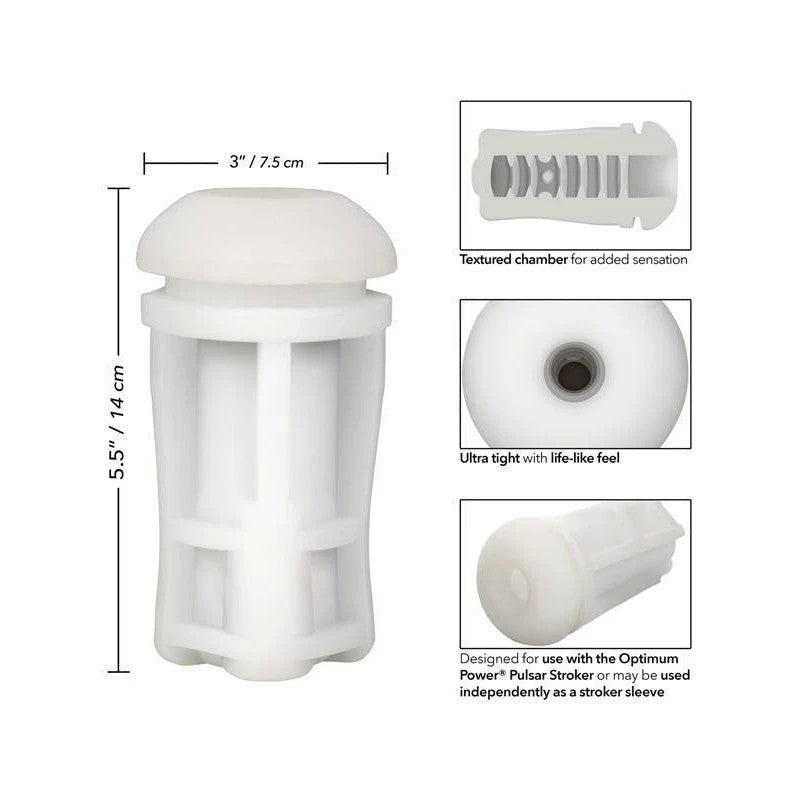 Optimum Power Pulsar Male Stroker Sleeve Replacement Masturbators and Strokers