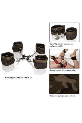 Colt Camo Fetish Play Hog Tie Restraints - Cuffs and Restraints