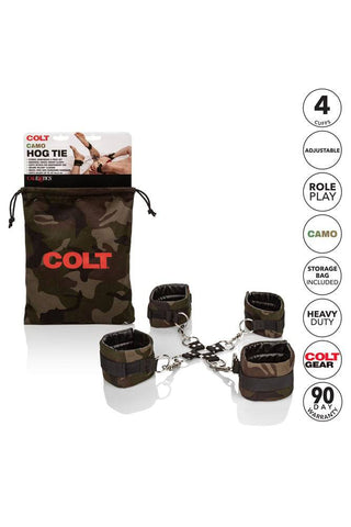 Colt Camo Fetish Play Hog Tie Restraints - Cuffs and Restraints