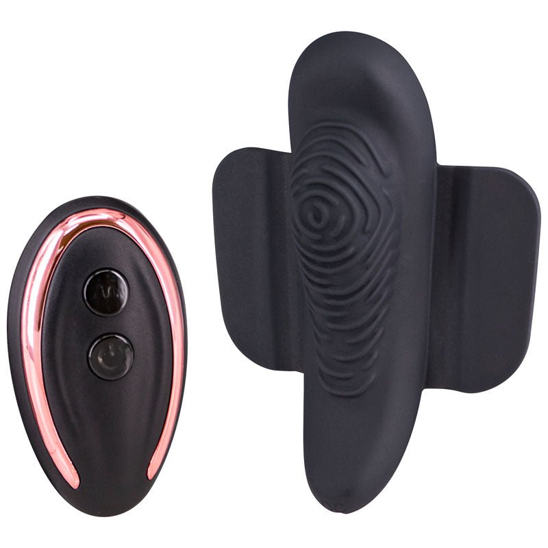 Seven Creations Secret USB Rechargeable Remote Controlled Panty Vibrator Black Remote Control Vibrators