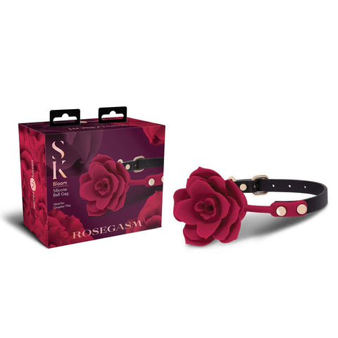 Secret Kisses Rosegasm Bloom Silicone Gag - Bondage Gags and Bits