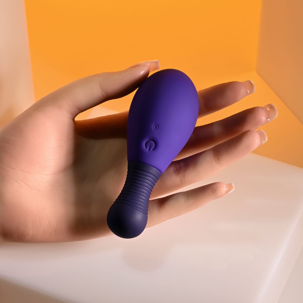 Selopa EGG ME ON USB Rechargeable Love Egg with Wireless Remote Purple Love Eggs and Kegel Exercisers