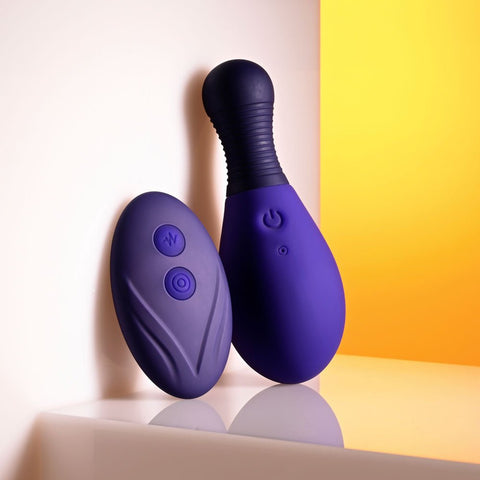 Selopa EGG ME ON USB Rechargeable Love Egg with Wireless Remote Purple - Love Eggs and Kegel Exercisers