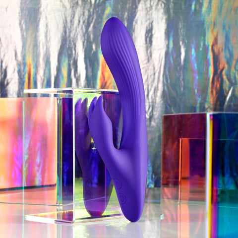 Selopa POSEABLE BUNNY USB Rechargeable Poseable Rabbit Vibrator Purple - Rabbit Vibrators