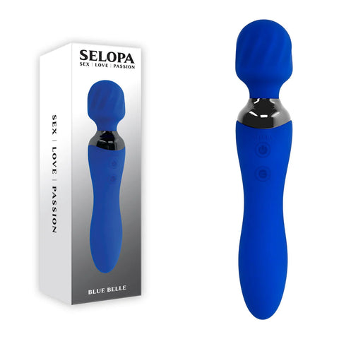 Selopa BLUE BELLE - Dual Pleasure Body Wand Massager - Personal Massagers